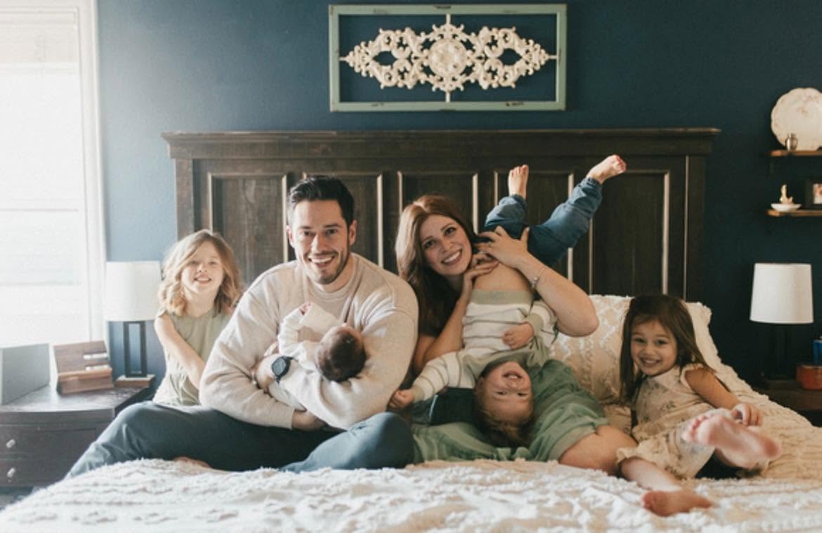 Cody Piccillo and his family at home in the Treasure Valley